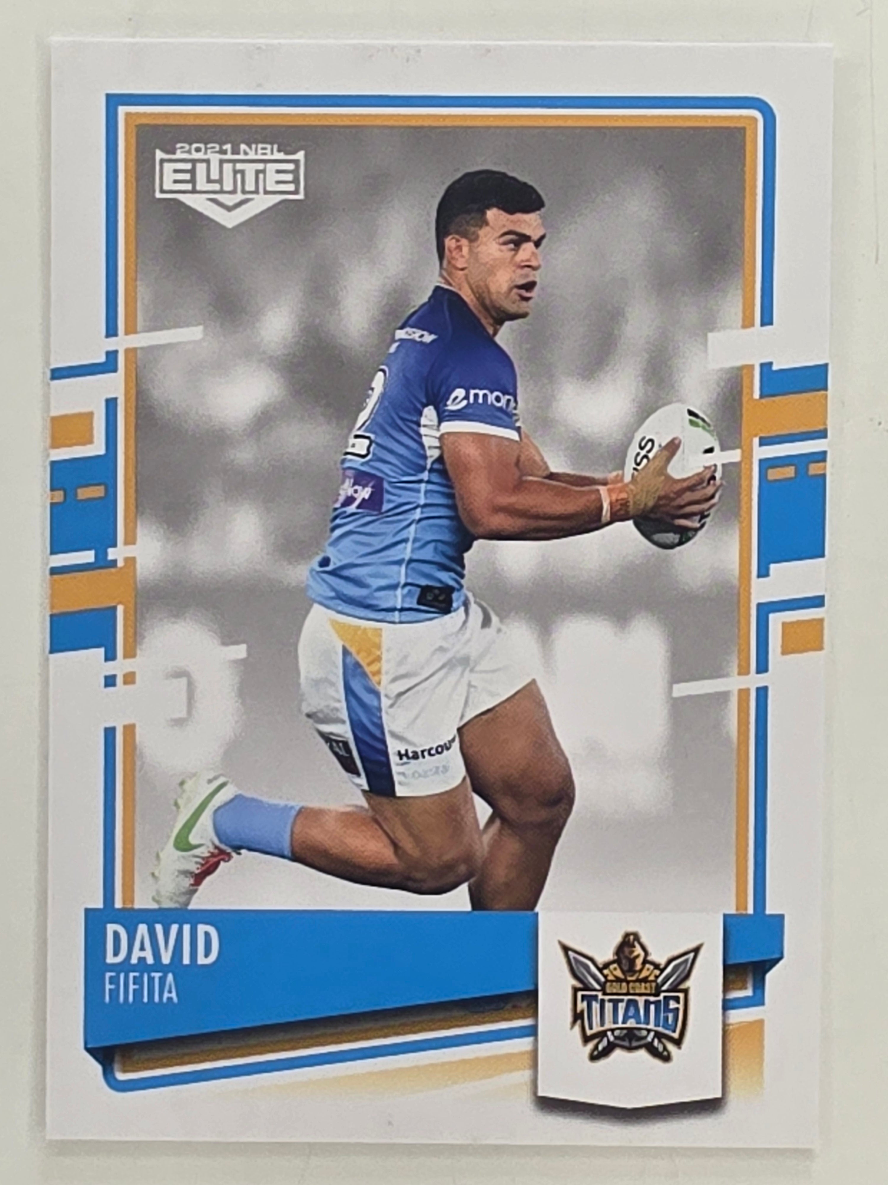 NRL 2021 Elite Base Card #040 David Fifita Gold Coast Titans
