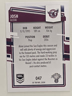 NRL 2021 Elite Base Card #047 Josh Aloiai Manly Warringah Sea Eagles