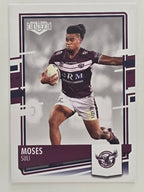 NRL 2021 Elite Base Card #052 Moses Suli Manly Warringah Sea Eagles