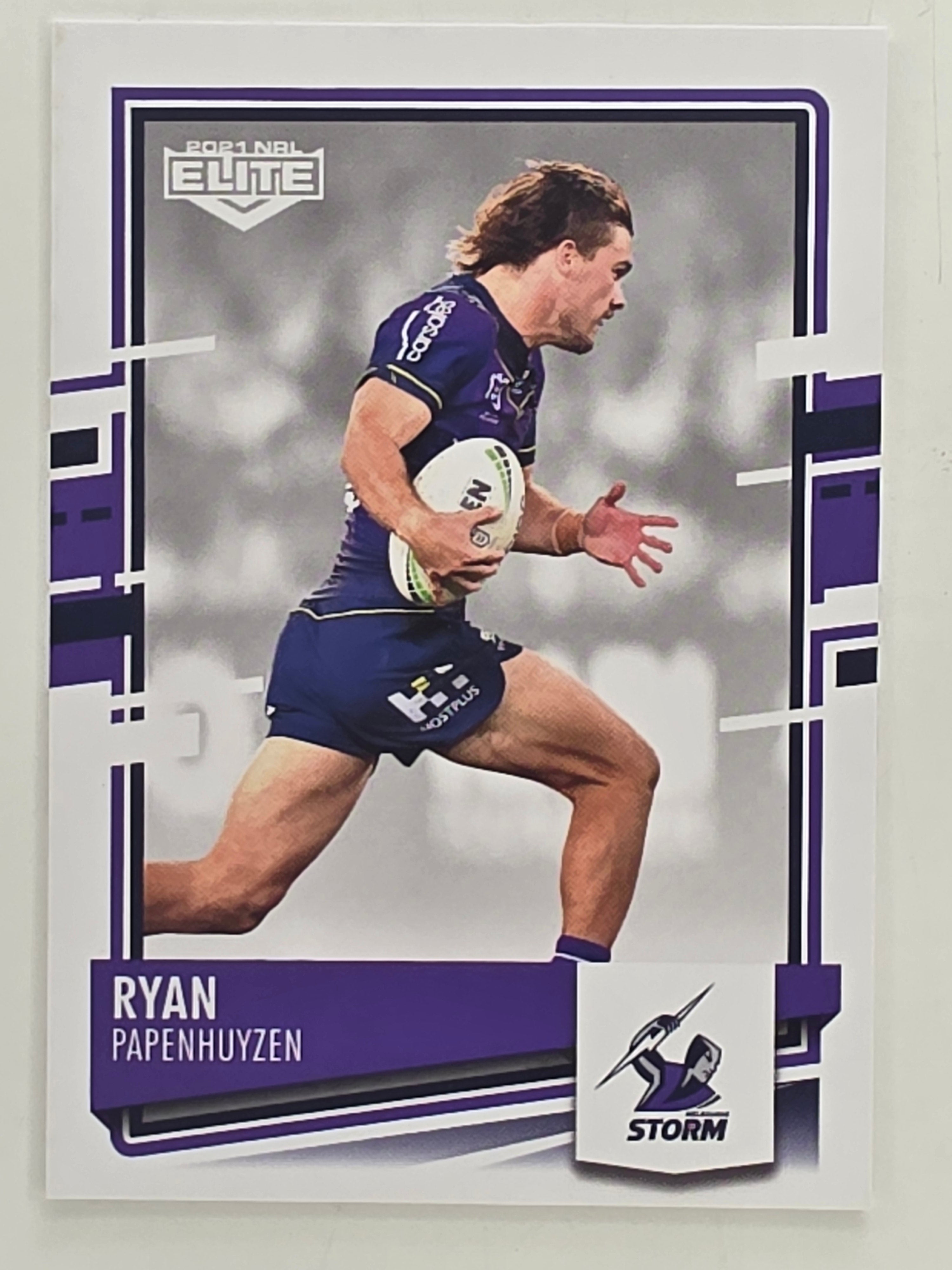 NRL 2021 Elite Base Card #062 Ryan Papenhuyzen Melbourne Storm