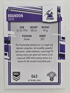 NRL 2021 Elite Base Card #063 Brandon Smith Melbourne Storm