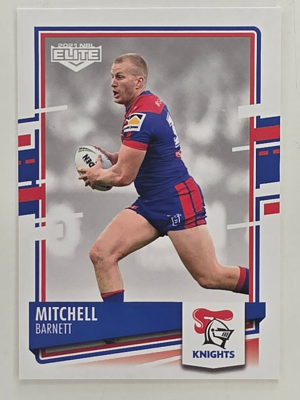 NRL 2021 Elite Base Card #065 Mitchell Barnett Newcastle Knights