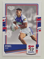 NRL 2021 Elite Base Card #067 Hymel Hunt Newcastle Knights