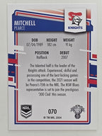 NRL 2021 Elite Base Card #070 Mitchell Pearce Newcastle Knights