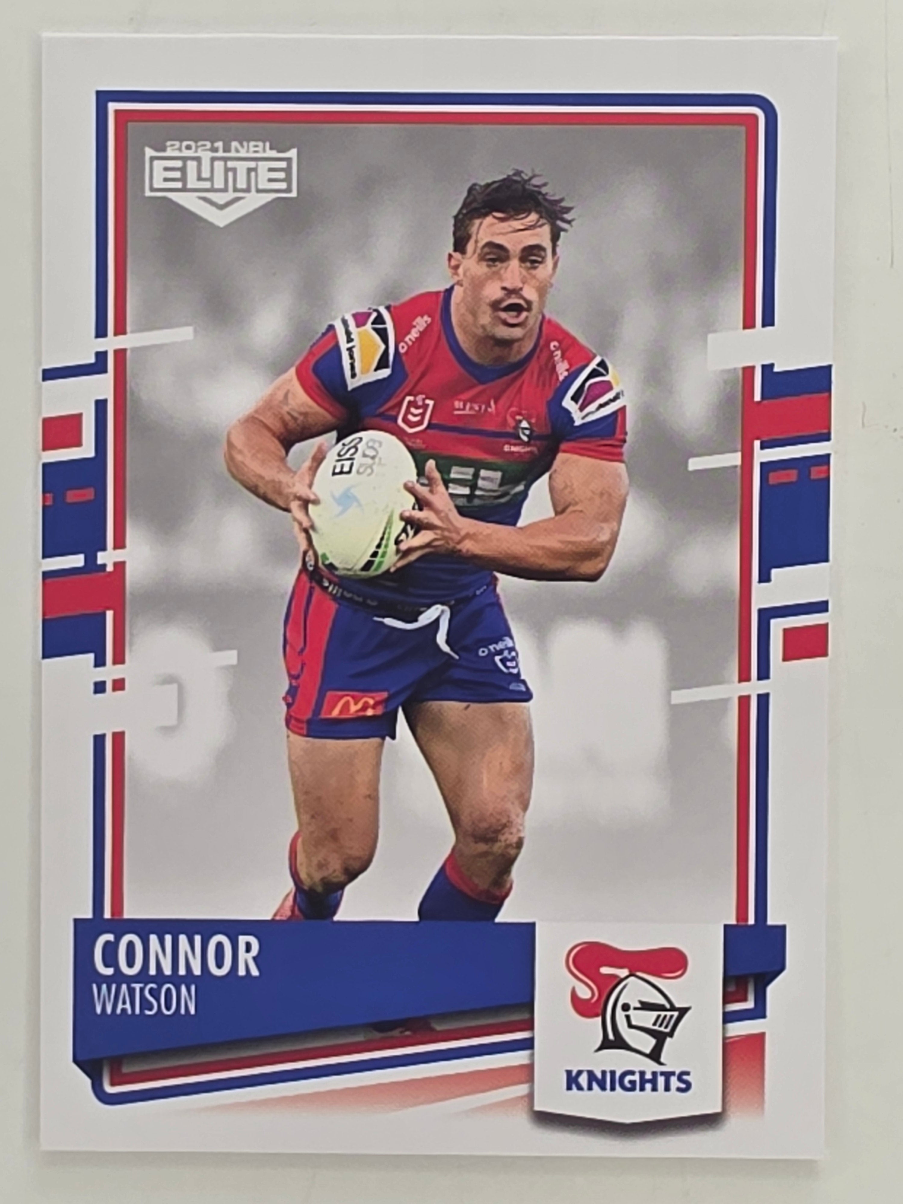 NRL 2021 Elite Base Card #072 Connor Watson Newcastle Knights