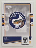 NRL 2021 Elite Base Card #082 Eels Checklist Parramatta Eels