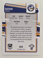NRL 2021 Elite Base Card #084 Nathan Brown Parramatta Eels