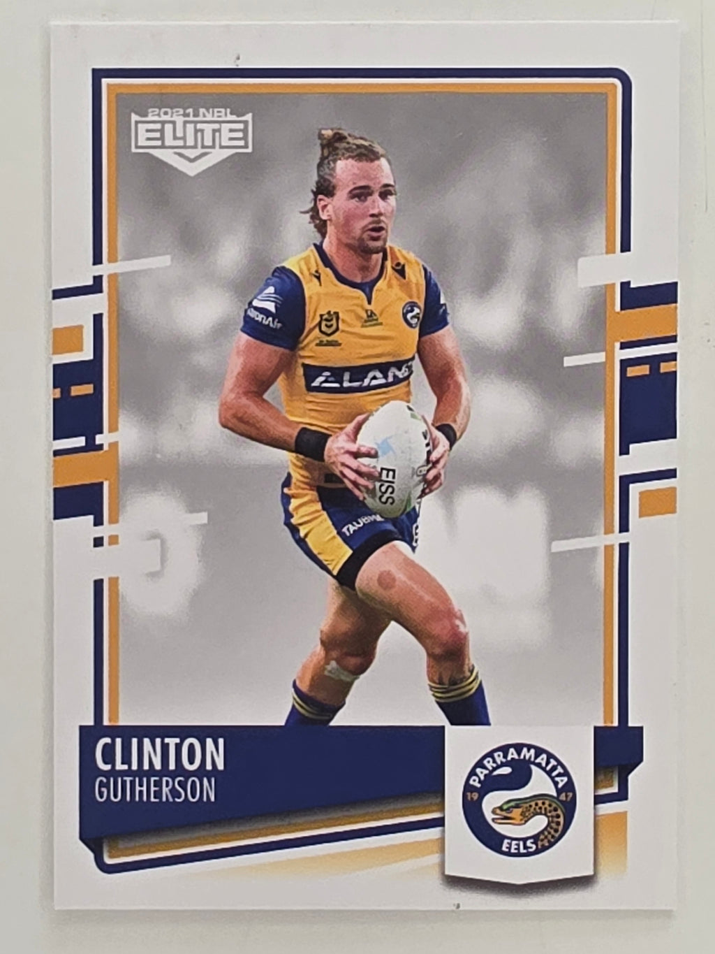 NRL 2021 Elite Base Card #087 Clinton Gutherson Parramatta Eels