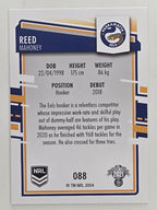 NRL 2021 Elite Base Card #088 Reed Mahoney Parramatta Eels