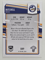 NRL 2021 Elite Base Card #089 Mitchell Moses Parramatta Eels