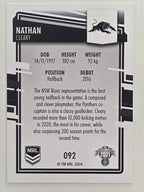 NRL 2021 Elite Base Card #092 Nathan Cleary Penrith Panthers