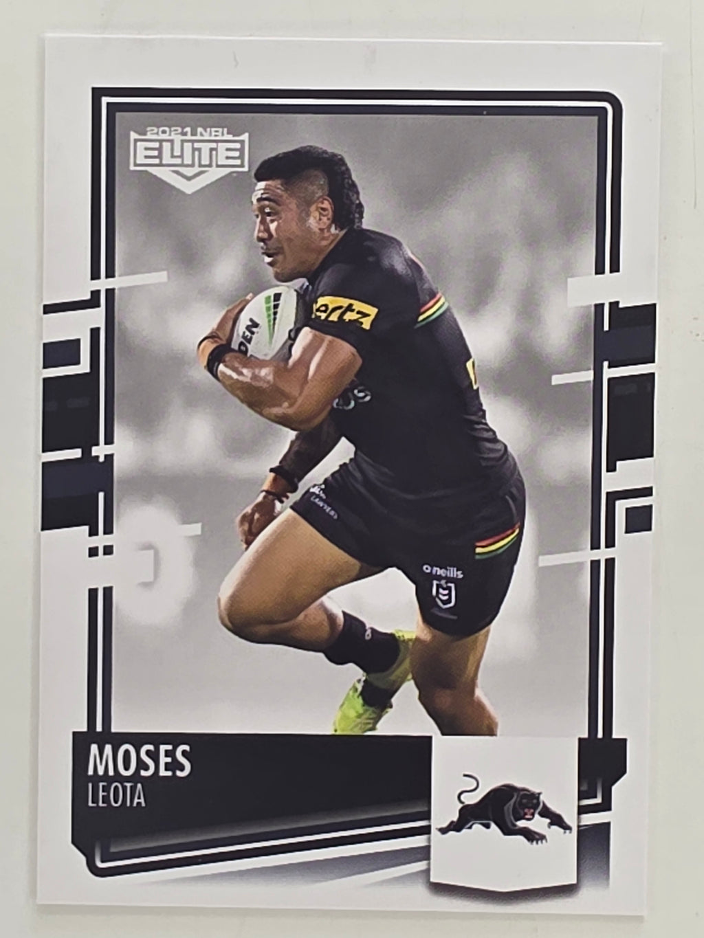 NRL 2021 Elite Base Card #097 Moses Leota Penrith Panthers