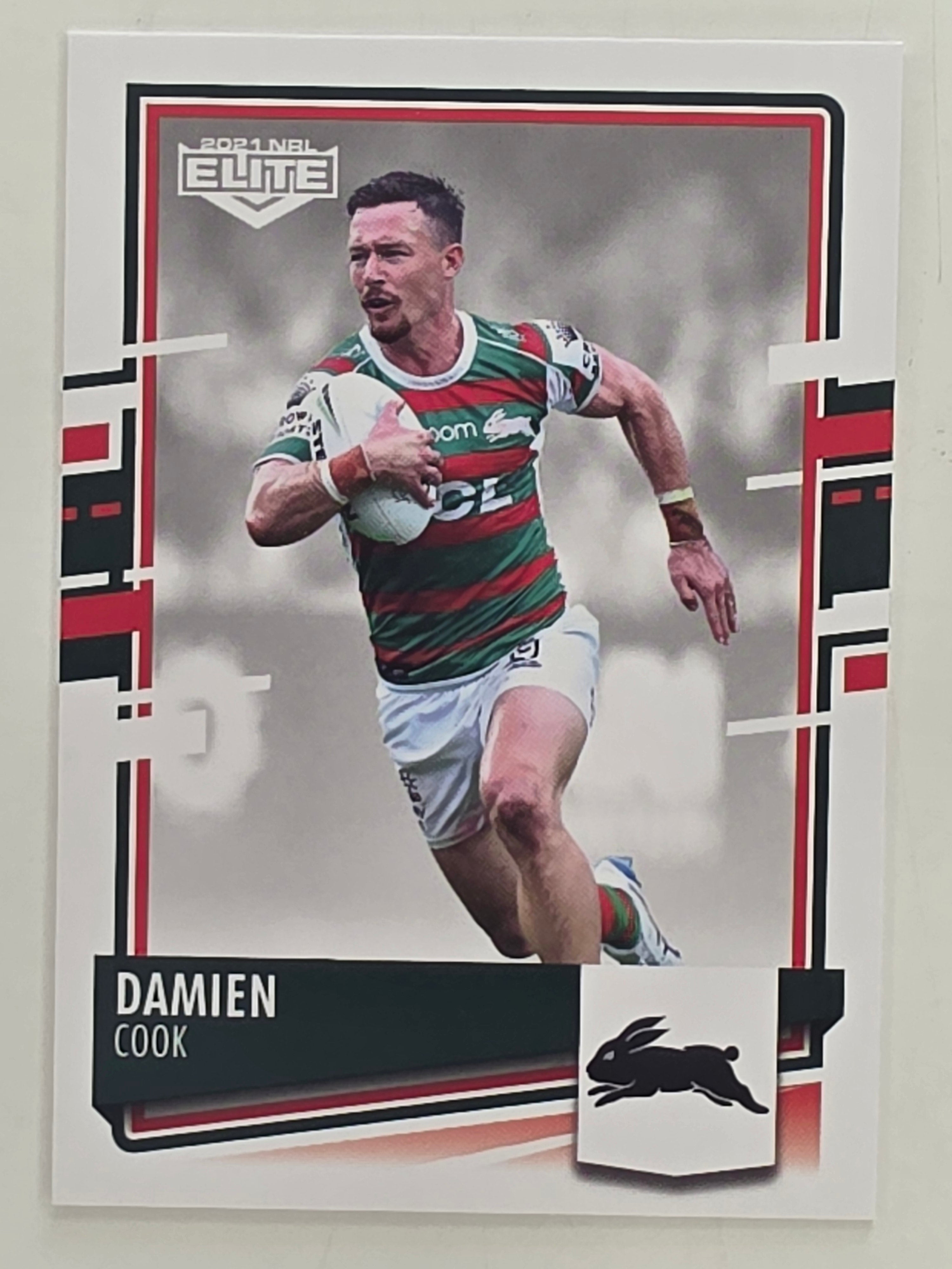 NRL 2021 Elite Base Card #101 Damien Cook South Sydney Rabbitohs