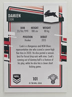 NRL 2021 Elite Base Card #101 Damien Cook South Sydney Rabbitohs