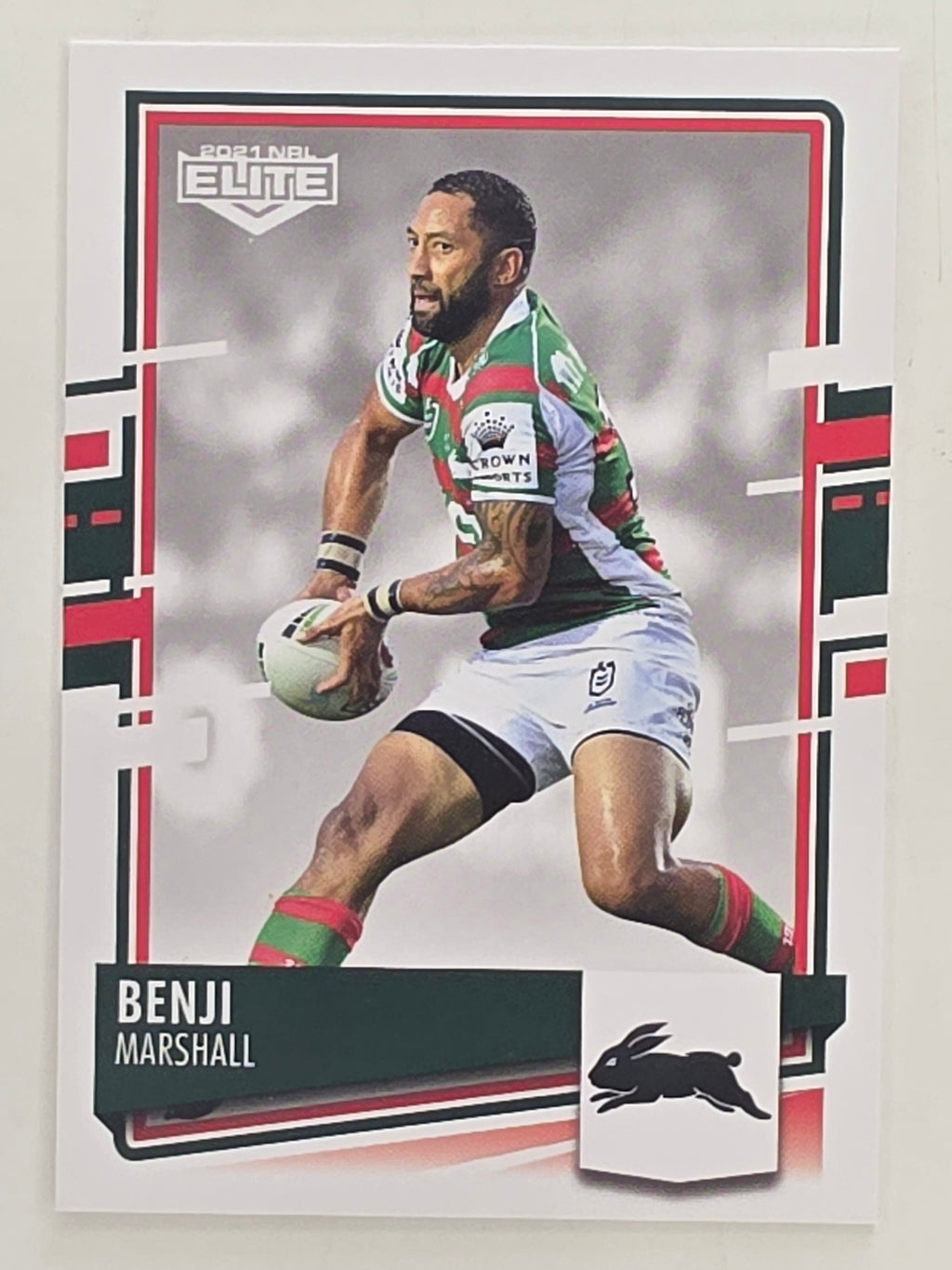 NRL 2021 Elite Base Card #103 Benji Marshall South Sydney Rabbitohs