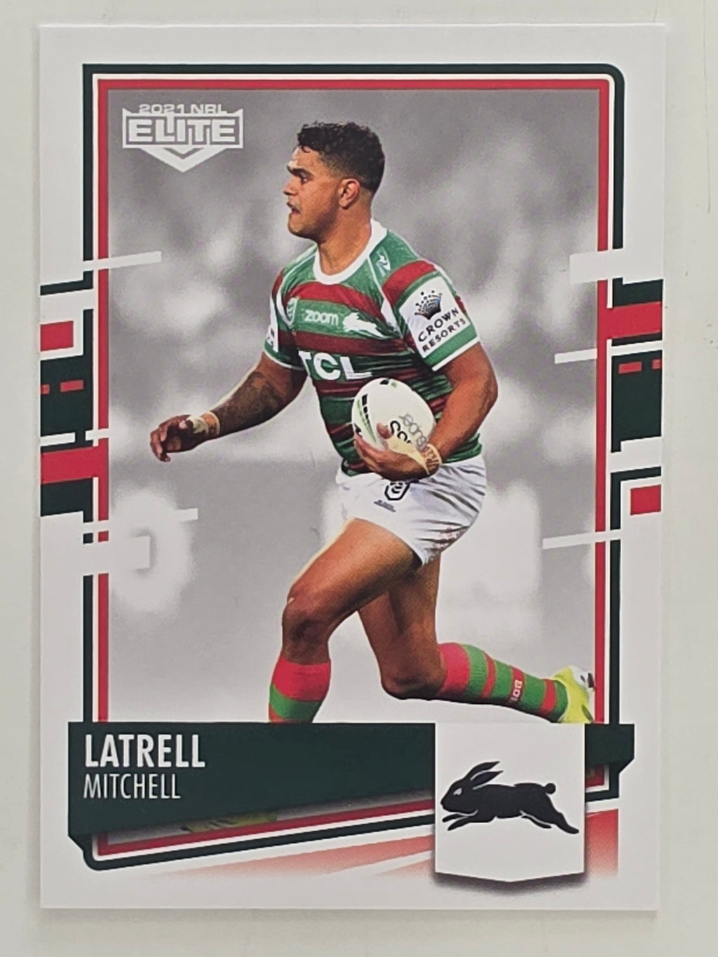 NRL 2021 Elite Base Card #104 Latrell Mitchell South Sydney Rabbitohs