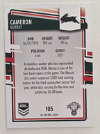 NRL 2021 Elite Base Card #105 Cameron Murray South Sydney Rabbitohs
