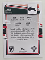 NRL 2021 Elite Base Card #106 Adam Reynolds South Sydney Rabbitohs