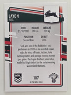 NRL 2021 Elite Base Card #107 Jaydn Su’a South Sydney Rabbitohs