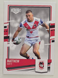 NRL 2021 Elite Base Card #111 Matthew Dufty St George Illawarra Dragons
