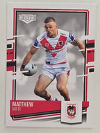 NRL 2021 Elite Base Card #111 Matthew Dufty St George Illawarra Dragons