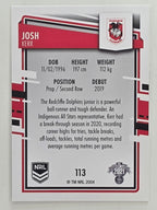 NRL 2021 Elite Base Card #113 Josh Kerr St George Illawarra Dragons