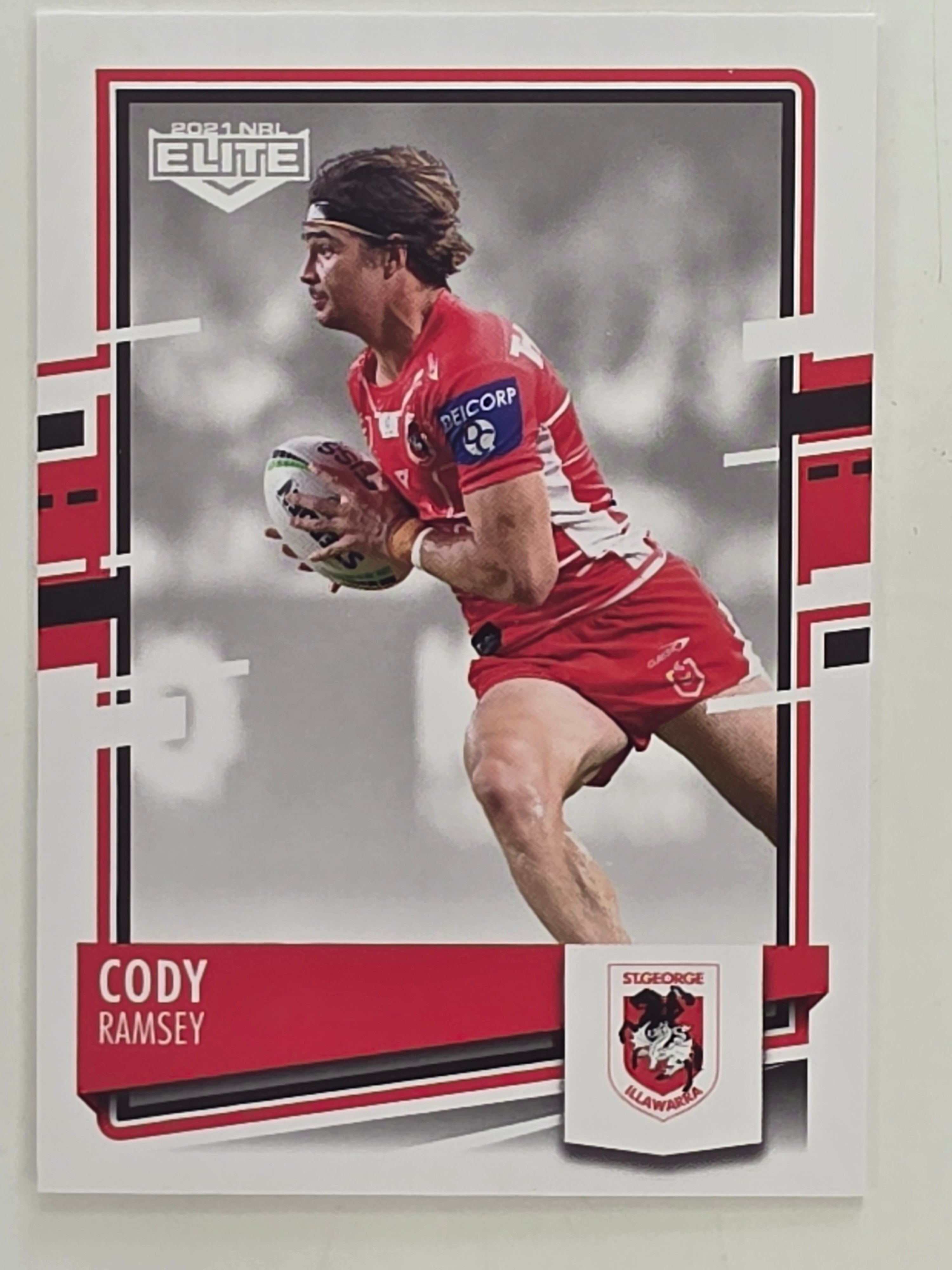 NRL 2021 Elite Base Card #115 Cody Ramsey St George Illawarra Dragons