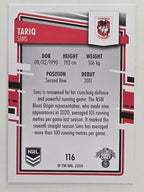 NRL 2021 Elite Base Card #116 Tariq Sims St George Illawarra Dragons