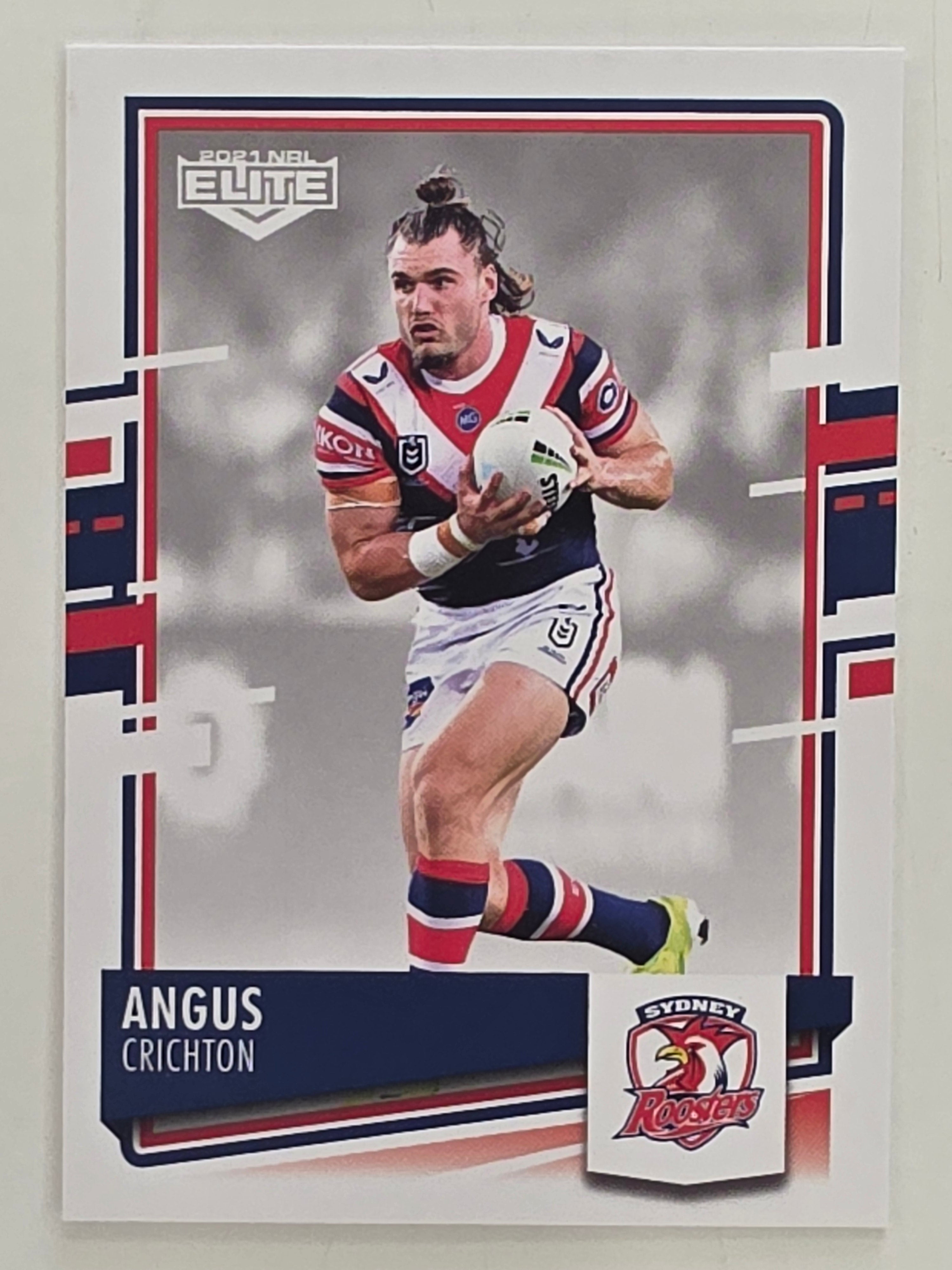 NRL 2021 Elite Base Card #119 Angus Crichton Sydney Roosters