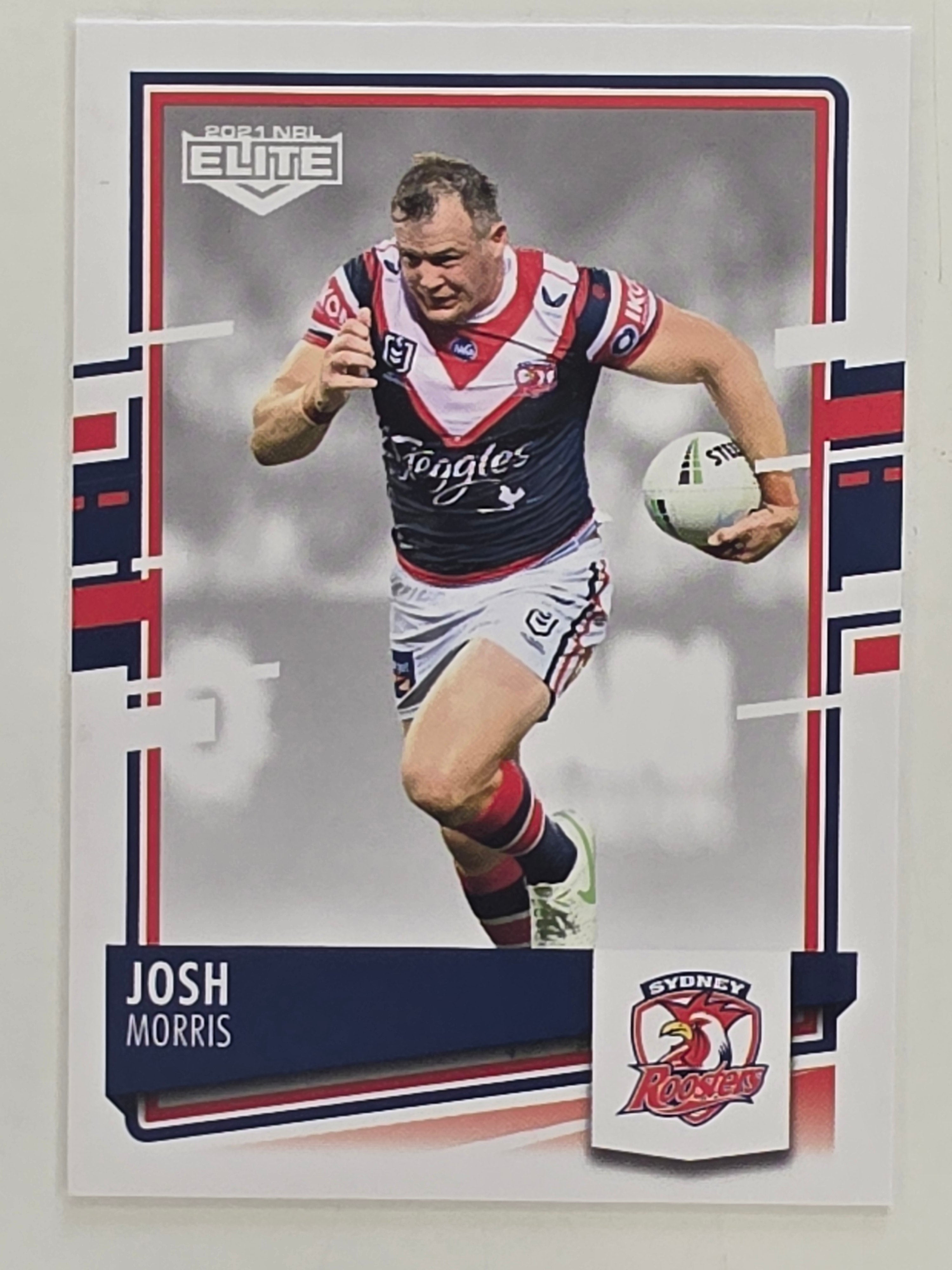 NRL 2021 Elite Base Card #122 Josh Morris Sydney Roosters