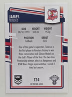 NRL 2021 Elite Base Card #124 James Tedesco Sydney Roosters