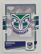 NRL 2021 Elite Base Card #127 Warriors Checklist New Zealand Warriors