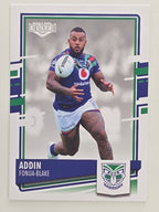 NRL 2021 Elite Base Card #128 Addin Fonua-Blake New Zealand Warriors