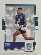 NRL 2021 Elite Base Card #129 David Fusitu’a New Zealand Warriors