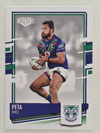 NRL 2021 Elite Base Card #132 Peta Hiku New Zealand Warriors