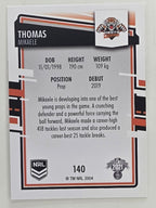 NRL 2021 Elite Base Card #140 Thomas Mikaele Wests Tigers