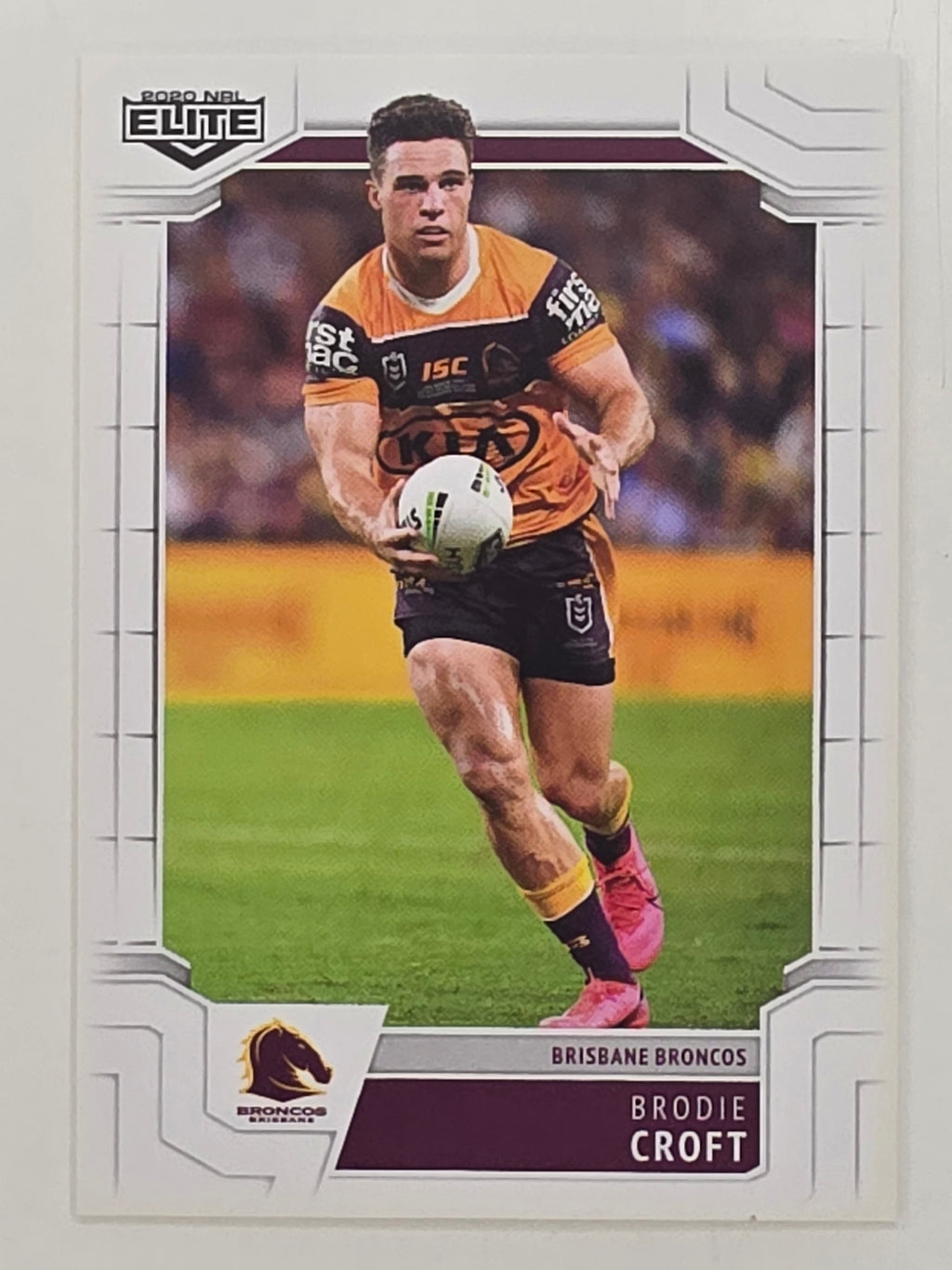 NRL 2020 Elite Base Card #004 Brodie Croft Brisbane Broncos