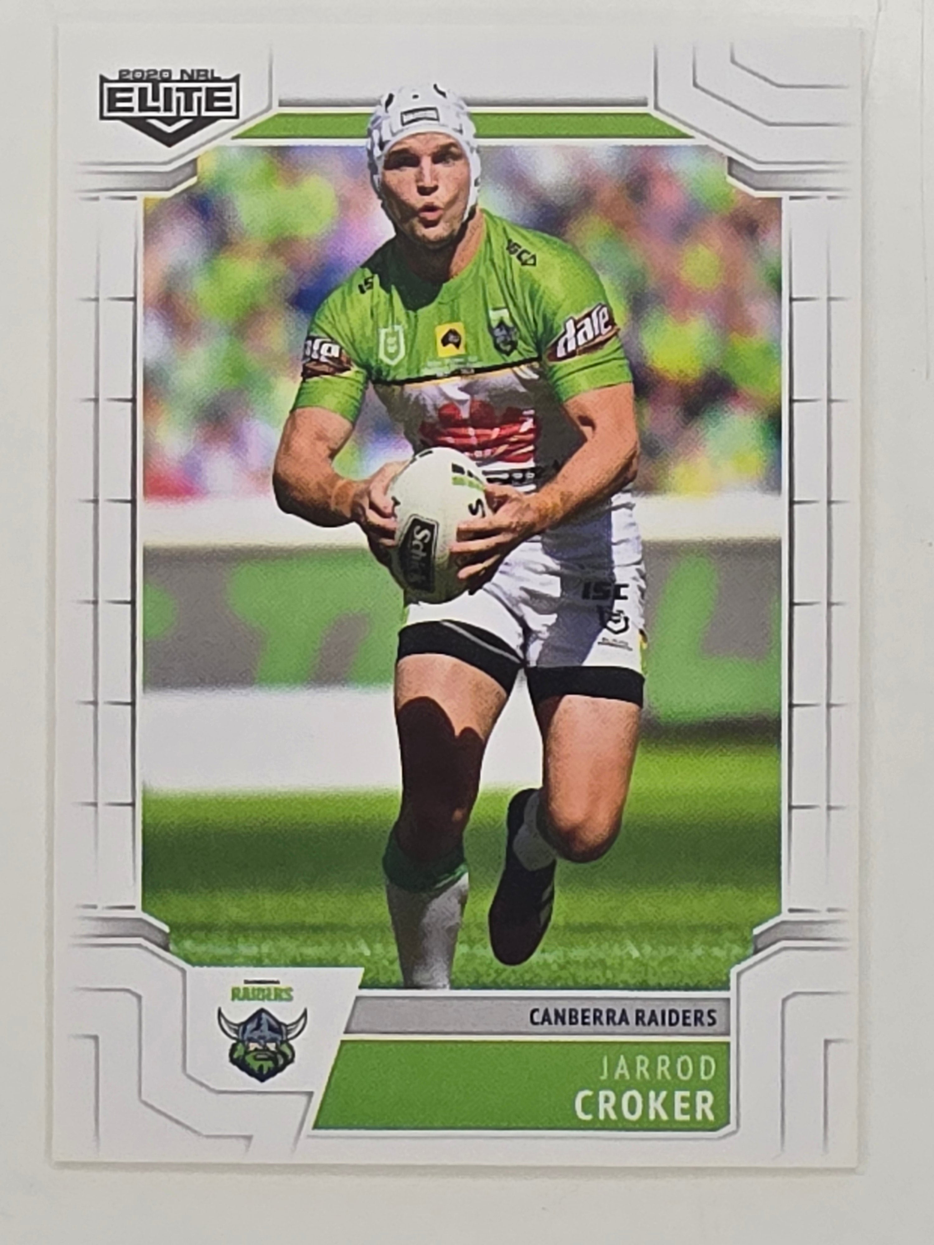 NRL 2020 Elite Base Card #012 Jarrod Croker Canberra Raiders