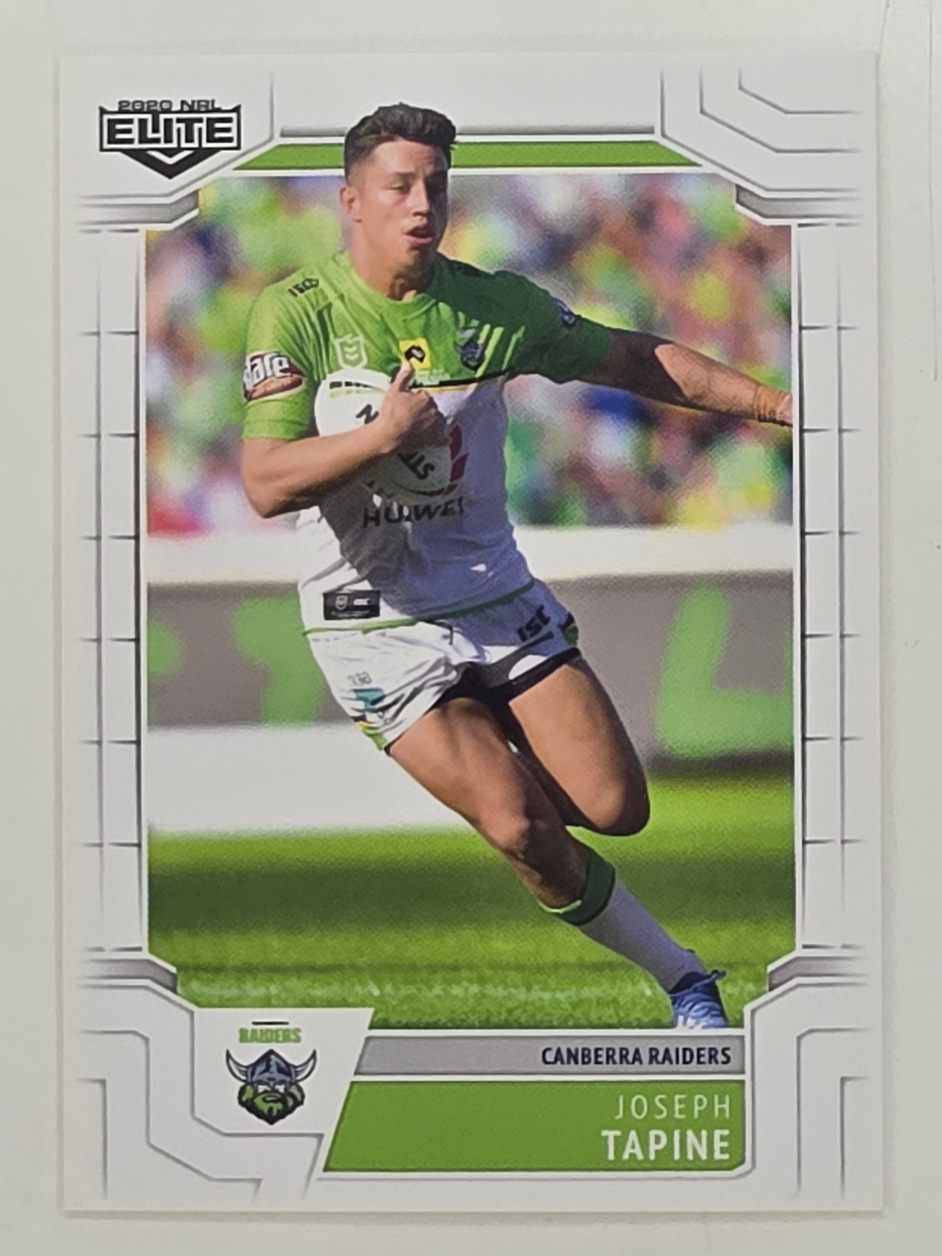 NRL 2020 Elite Base Card #017 Joseph Tapine Canberra Raiders