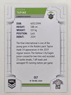 NRL 2020 Elite Base Card #017 Joseph Tapine Canberra Raiders