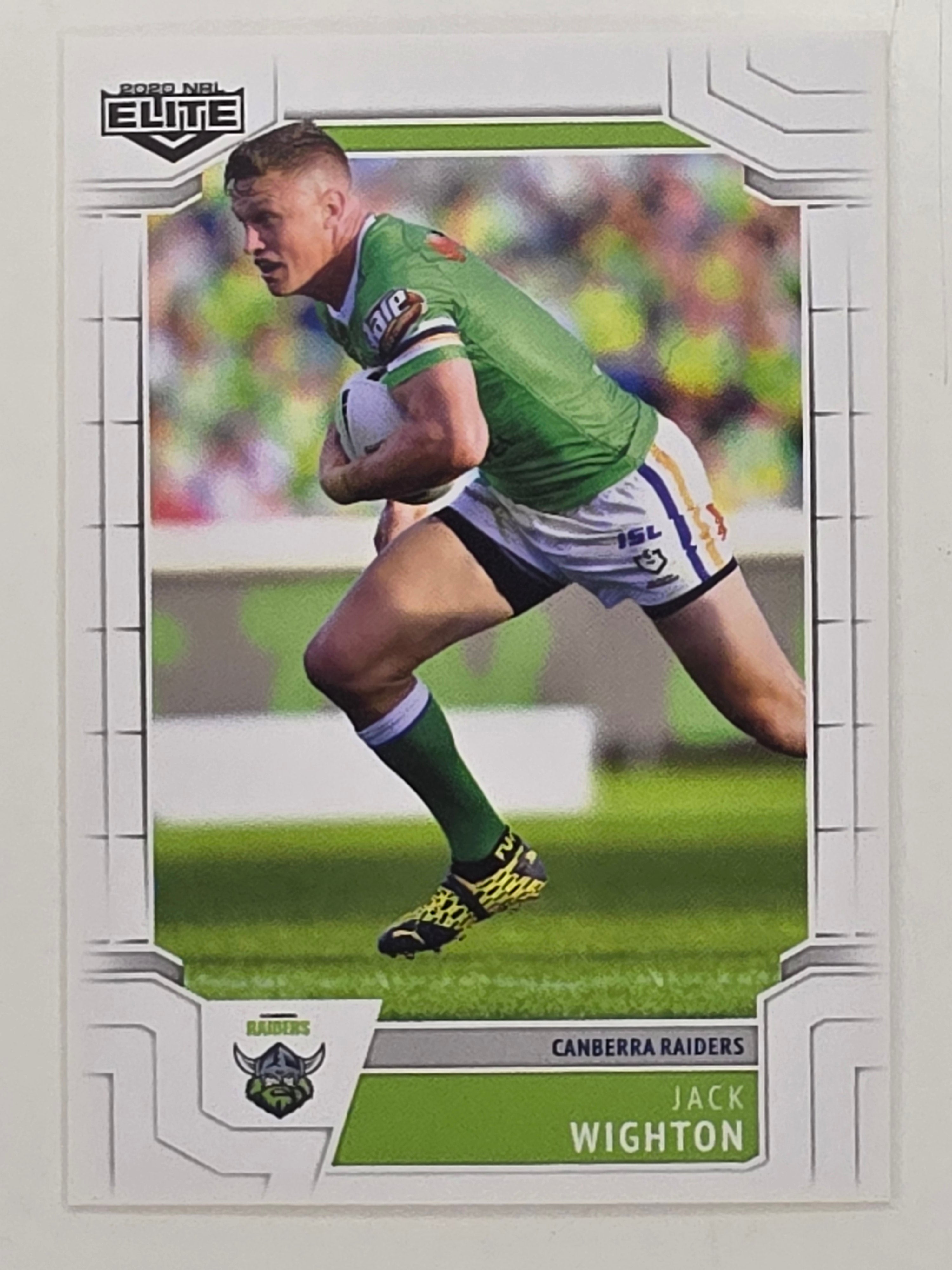 NRL 2020 Elite Base Card #018 Jack Wighton Canberra Raiders