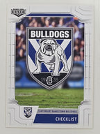 NRL 2020 Elite Base Card #019 Checklist Canterbury Bankstown Bulldogs