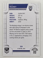 NRL 2020 Elite Base Card #024 Nick Meaney Canterbury Bankstown Bulldogs