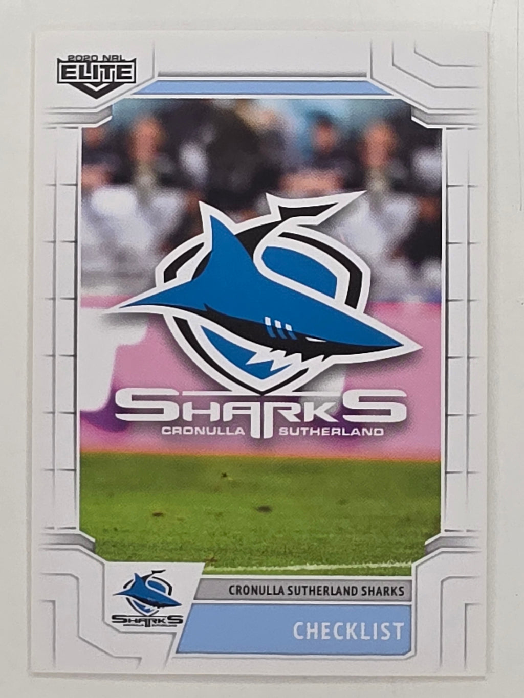 NRL 2020 Elite Base Card #028 Checklist Cronulla Sutherland Sharks