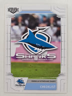 NRL 2020 Elite Base Card #028 Checklist Cronulla Sutherland Sharks