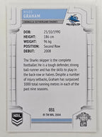 NRL 2020 Elite Base Card #031 Wade Graham Cronulla Sutherland Sharks