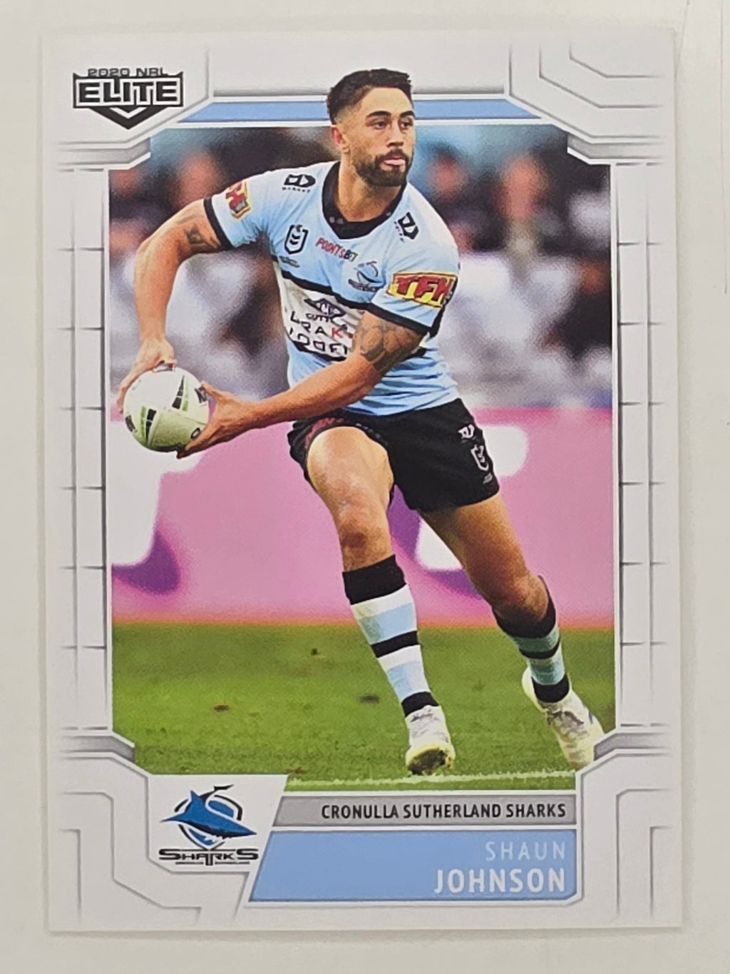 NRL 2020 Elite Base Card #032 Shaun Johnson Cronulla Sutherland Sharks