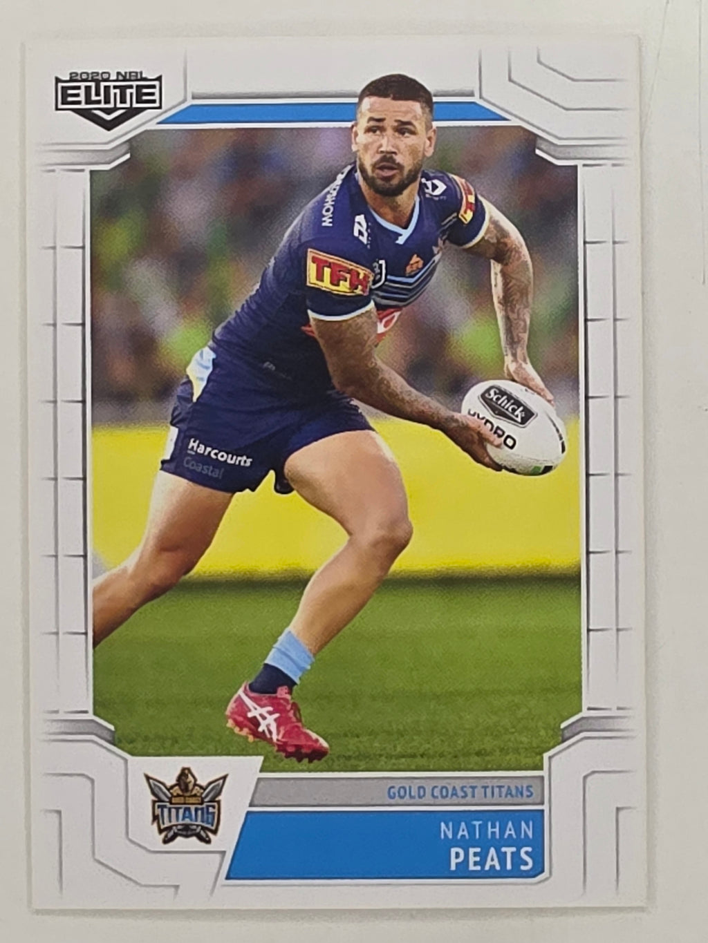 NRL 2020 Elite Base Card #042 Nathan Peats Gold Coast Titans