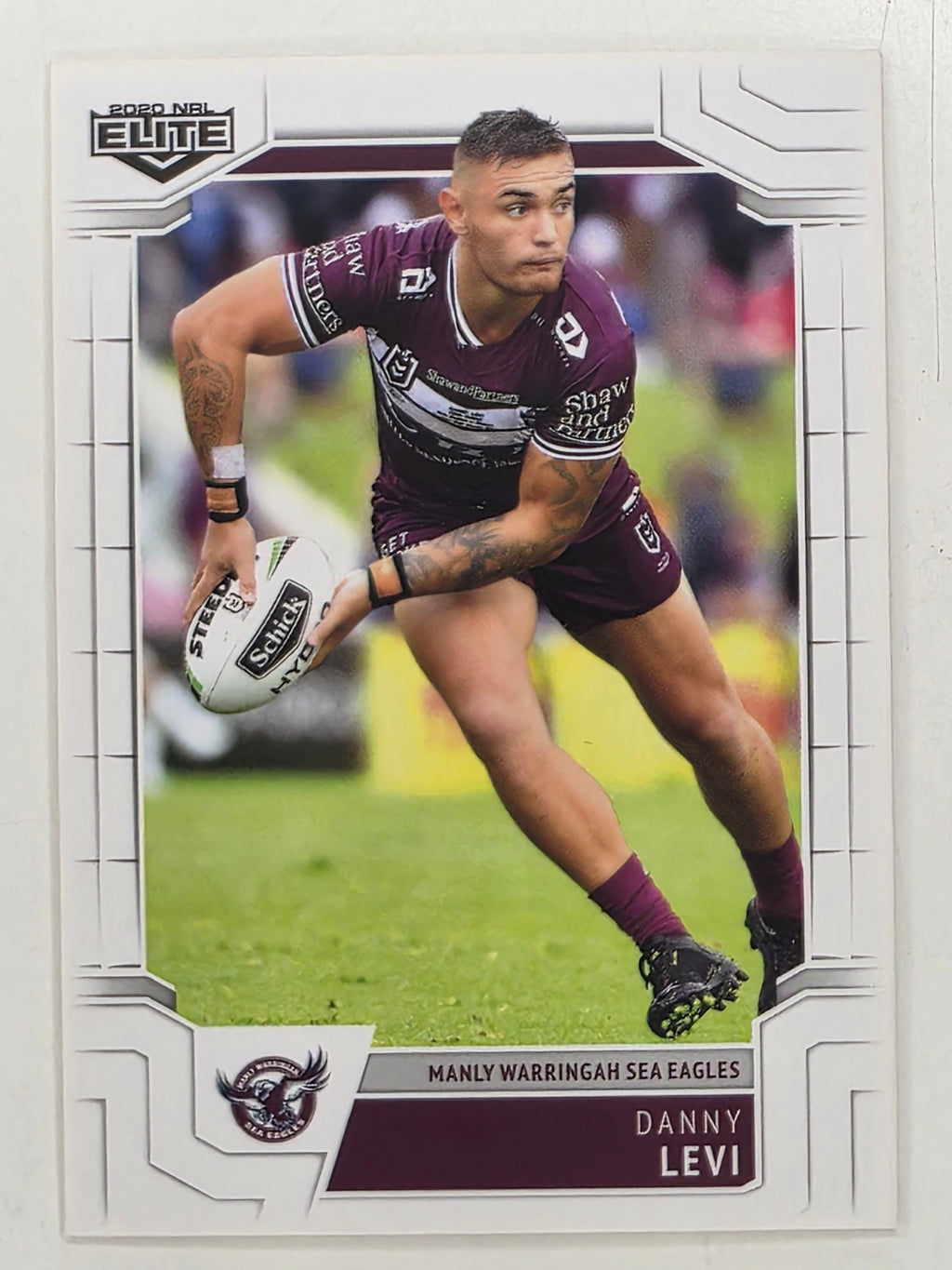 NRL 2020 Elite Base Card #050 Danny Levi Manly Warringah Sea Eagles