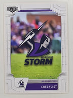 NRL 2020 Elite Base Card #055 Checklist Melbourne Storm